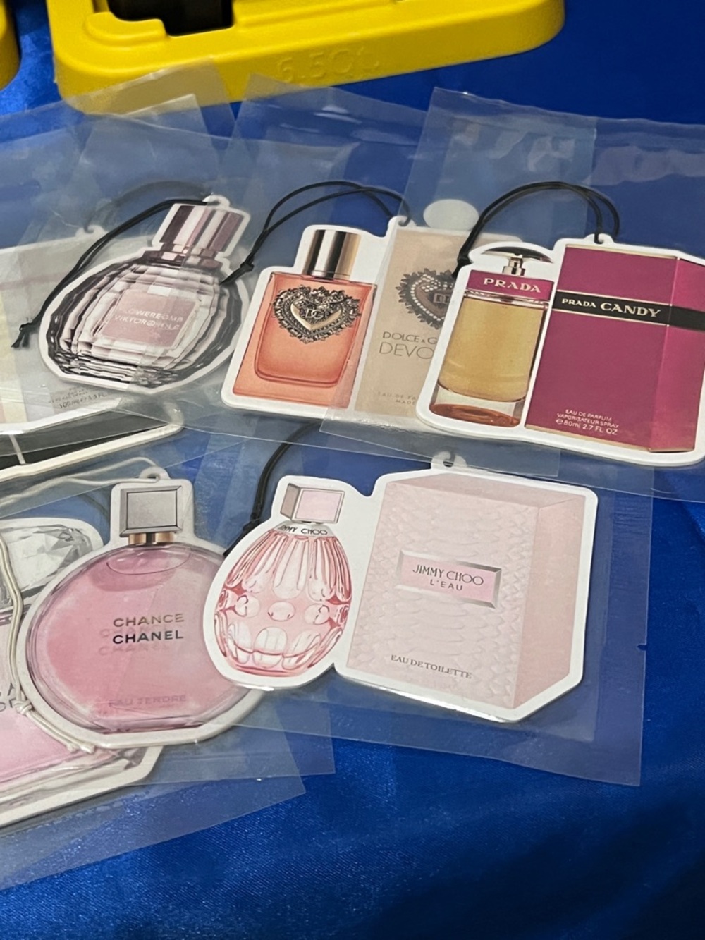Freshies. Set of 12 Air Freshener Set-Assorted Designer Bottles